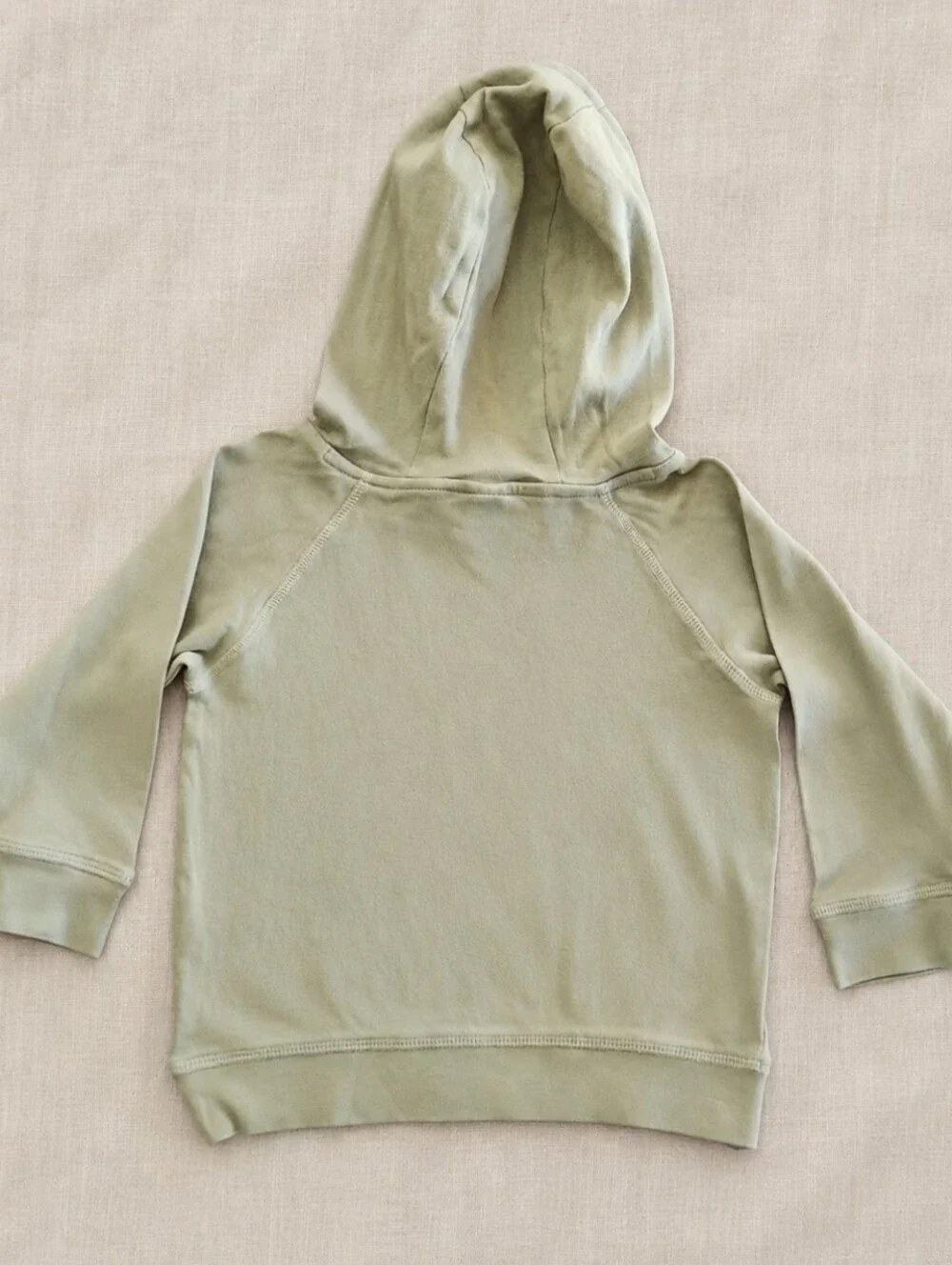 Colored Organics Madison Pullover 3T Thyme Organic Cotton Hoodie Neutral Minimal